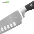 Cuțit de bucătar cu 6 inci Santoku cu mâner POM